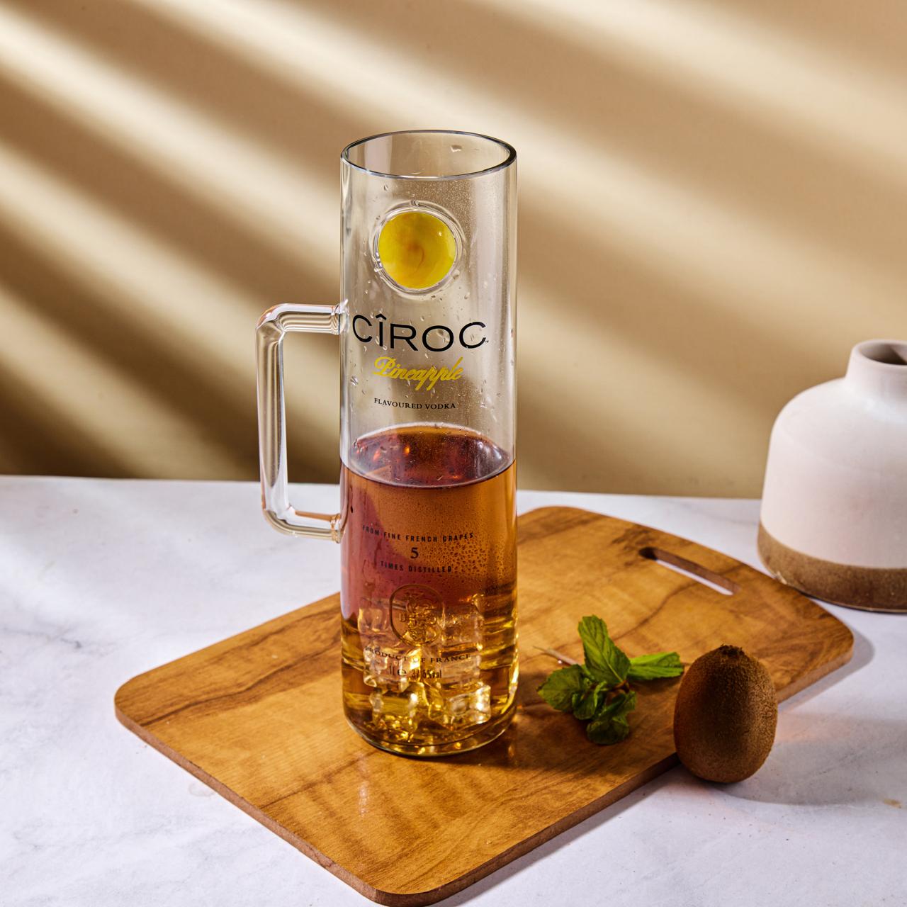 Ciroc Beer Mug – Handcrafted from Recycled Elegance