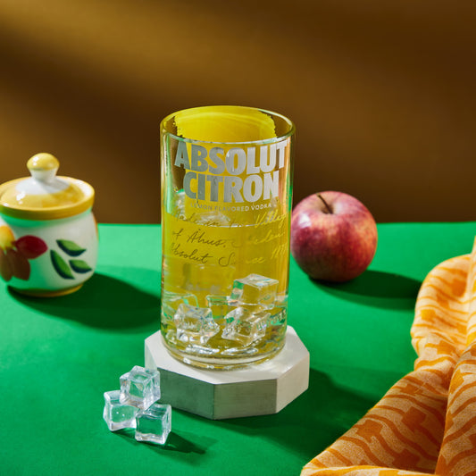 Absolut Citron Mini Glass – Zingy Style, Zero Waste
