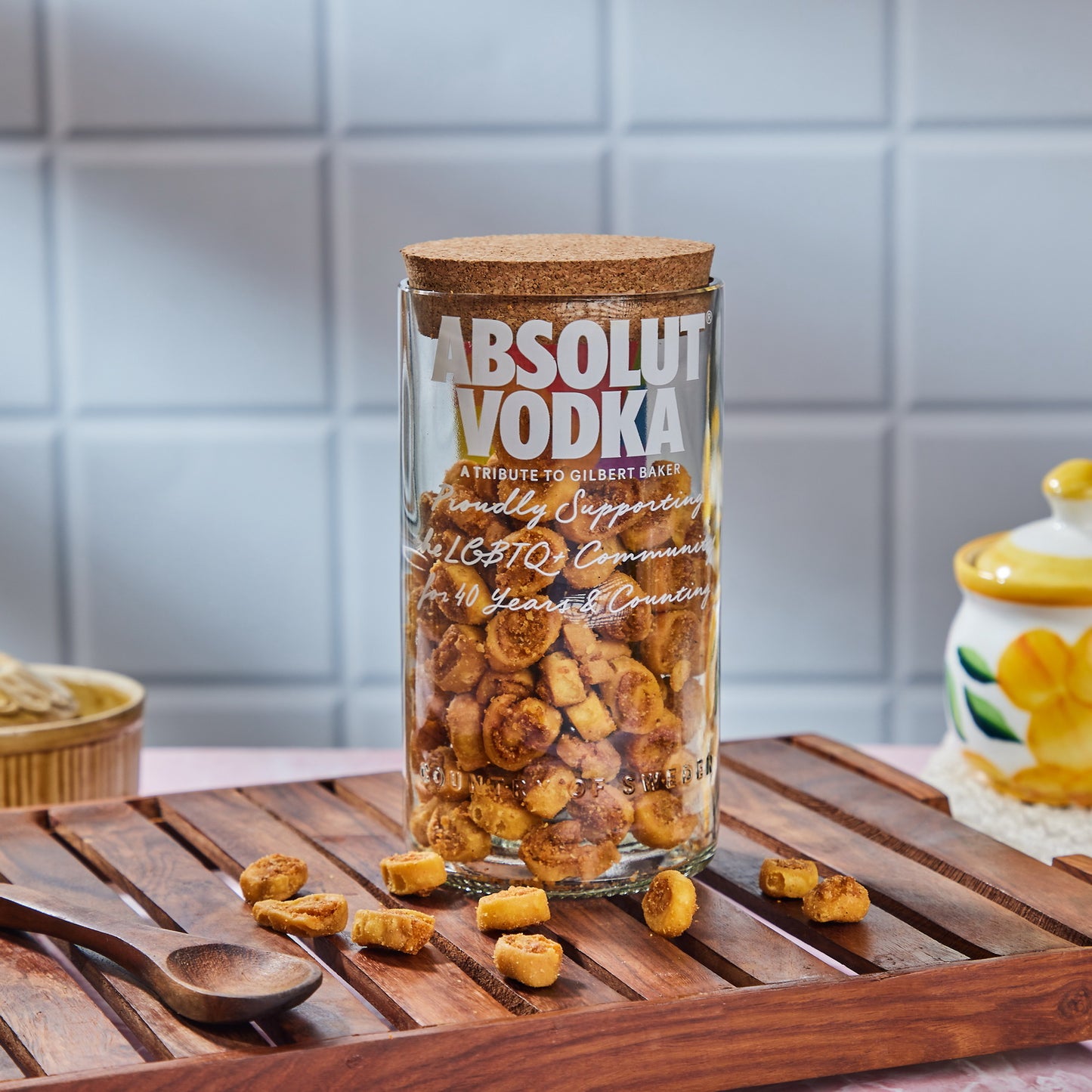 Absolut Original Upcycled Glass Storage Jar