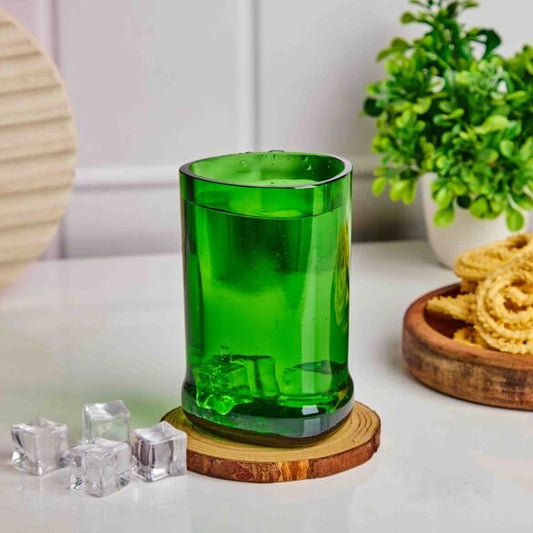Glenfiddich Green Medium Glass – Upcycled Elegance for Every Sip