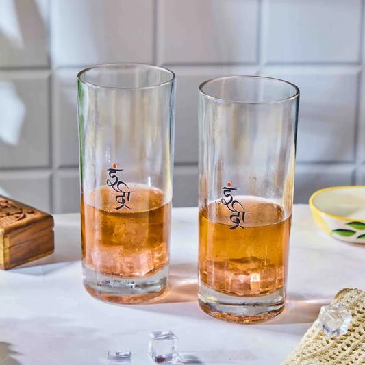 Indri Long Beer Glass Set of 2 – Style Meets Sustainability