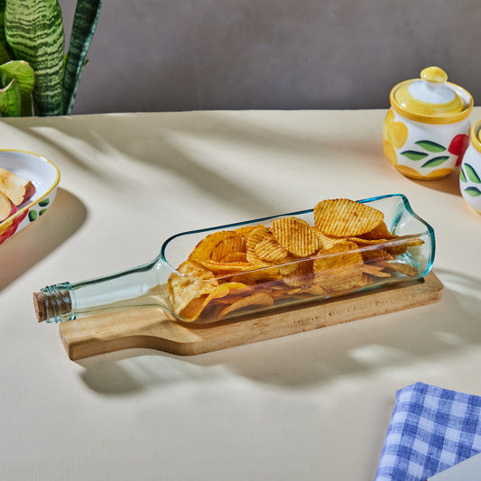 Wine Platter with Wooden Tray